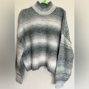 Rachel Zoe Gray Ombre Sweater NWOT